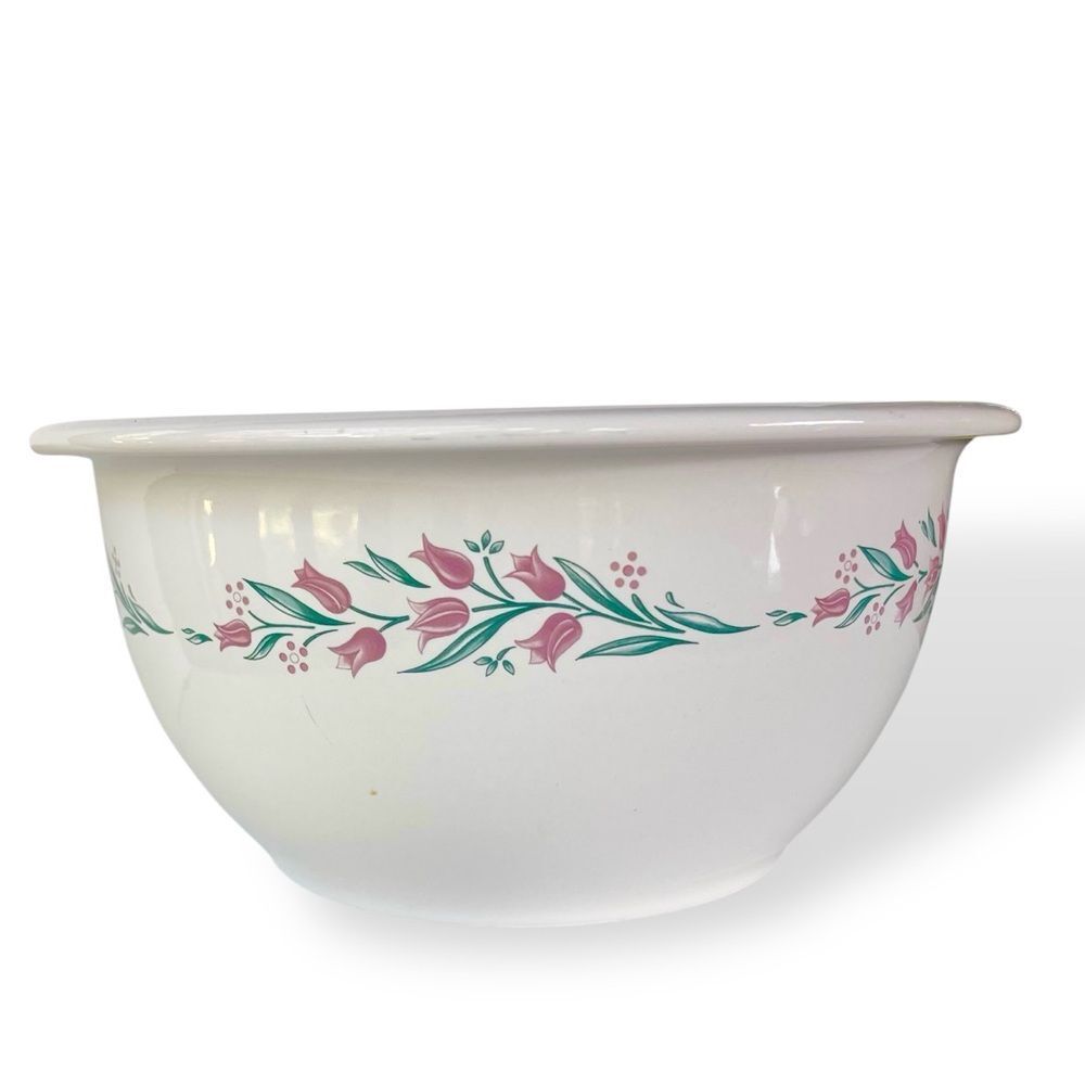 Vintage Corelle Coordinates Corning Rosemarie 3 Qt 10” Stoneware Mixing Bowl